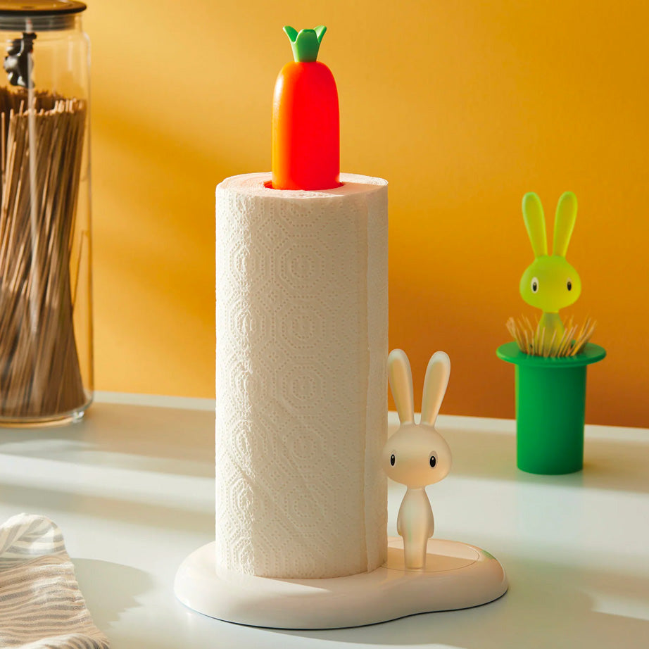 Bunny & Carrot Kitchen Roll Holder
