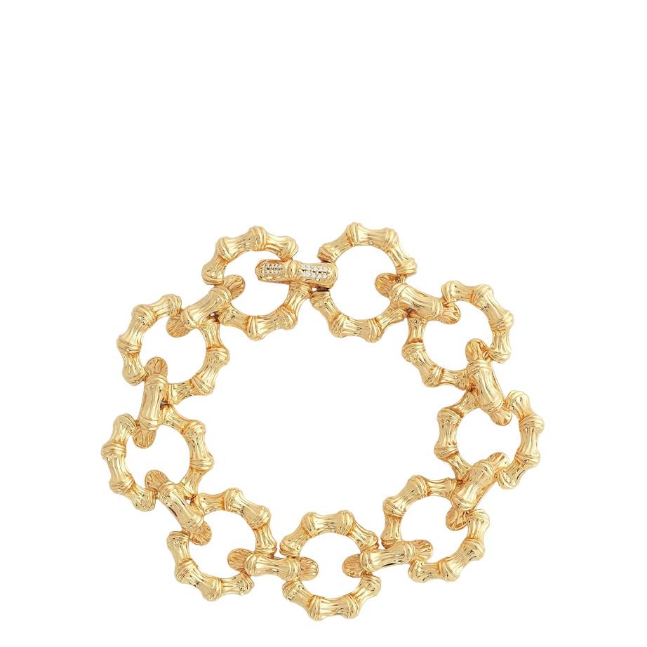 Bamboo Jewellery Collection | Gold & Pavé