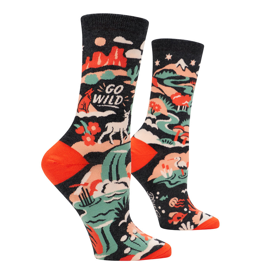 BlueQ Women's Crew Socks