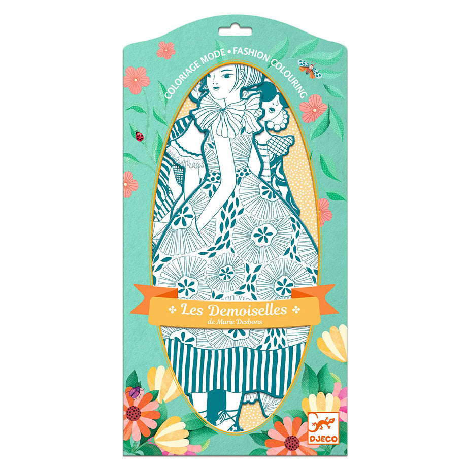 Les Demoiselles Fashion Colouring Dolls