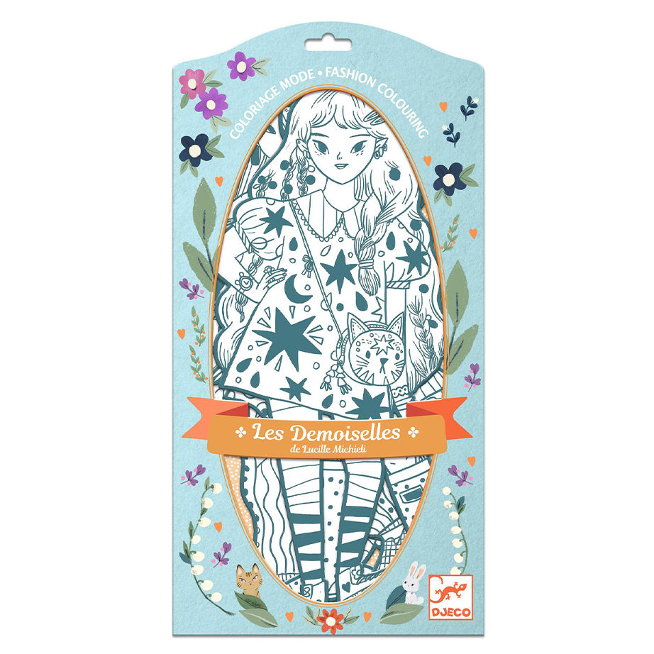 Les Demoiselles Fashion Colouring Dolls