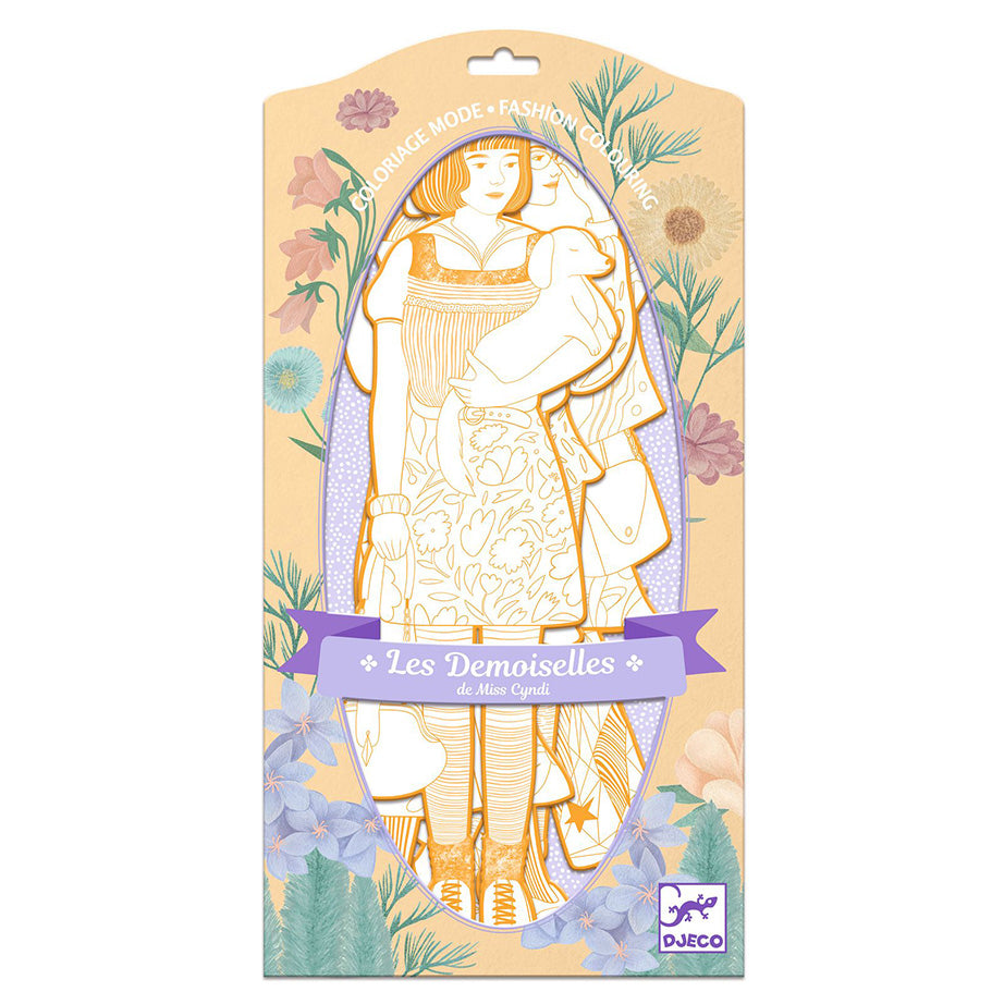 Les Demoiselles Fashion Colouring Dolls