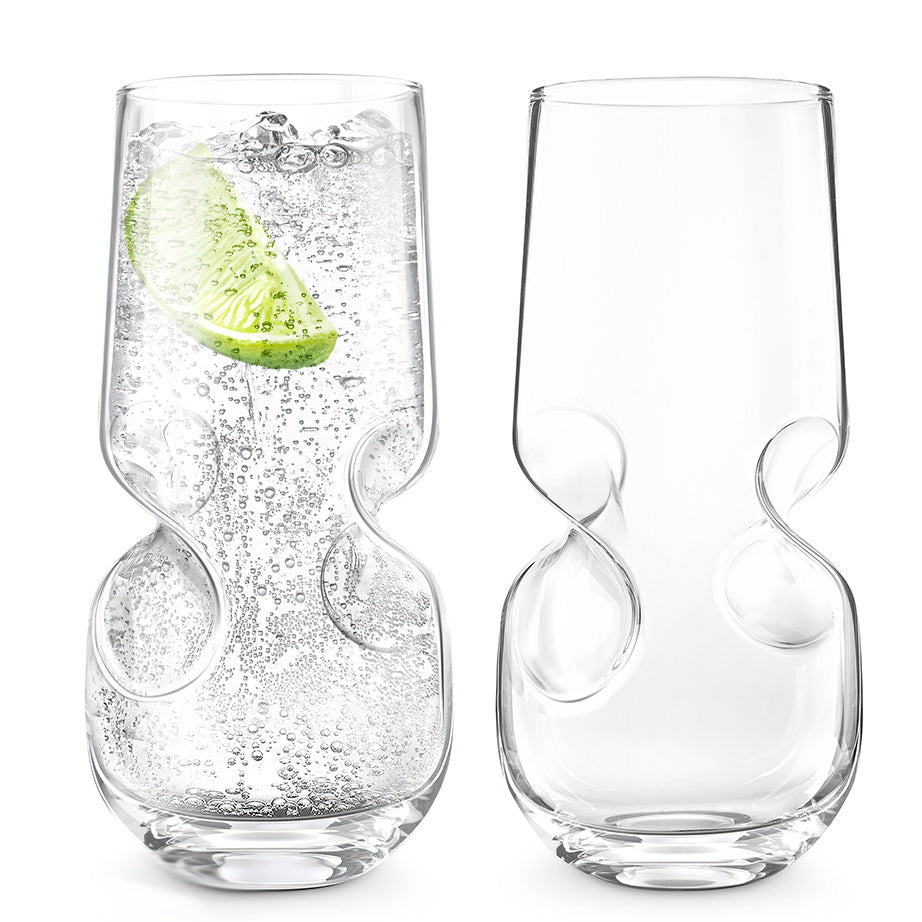 Bubbles Seltzer Glasses