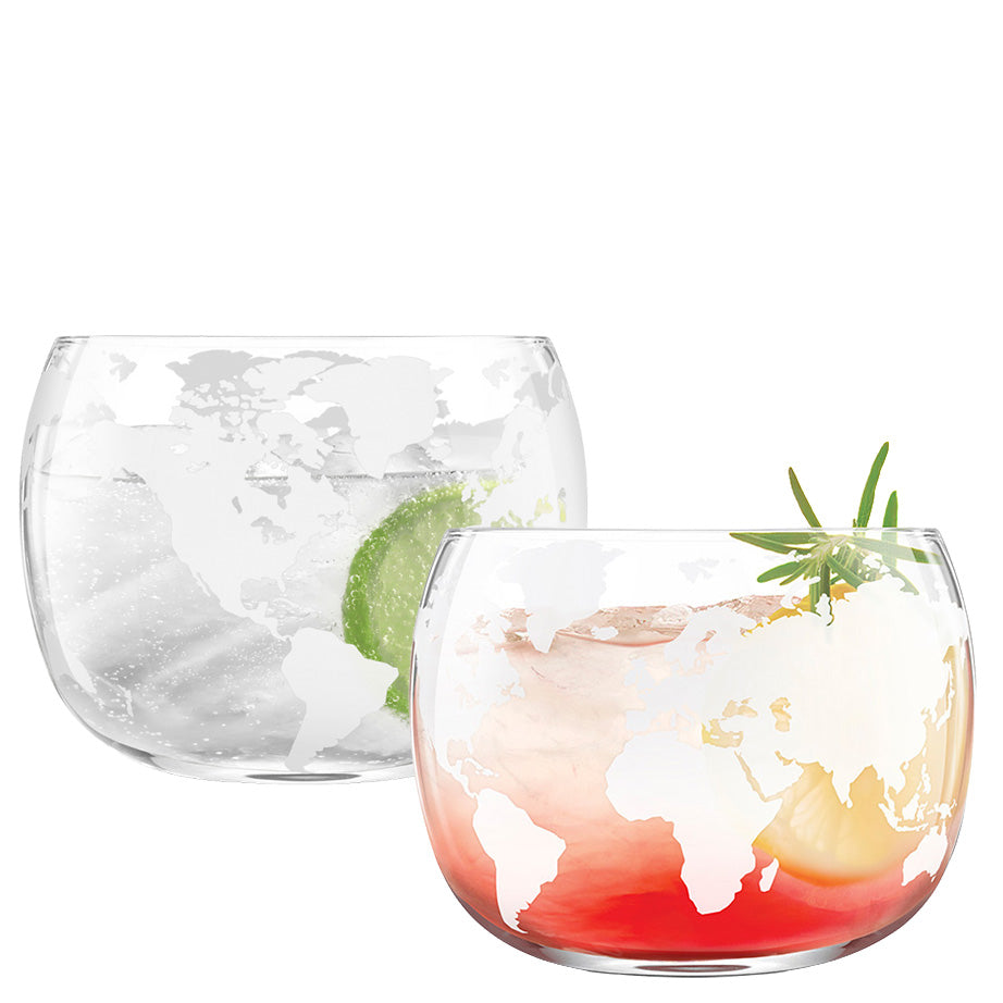 Revolve Globe Glass | Set of 2