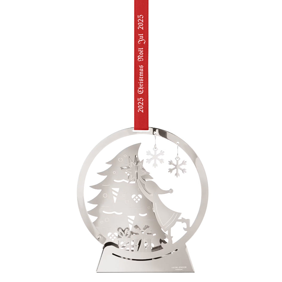 Georg Jensen 2025 Christmas Collectible Ornament | Snow Globe