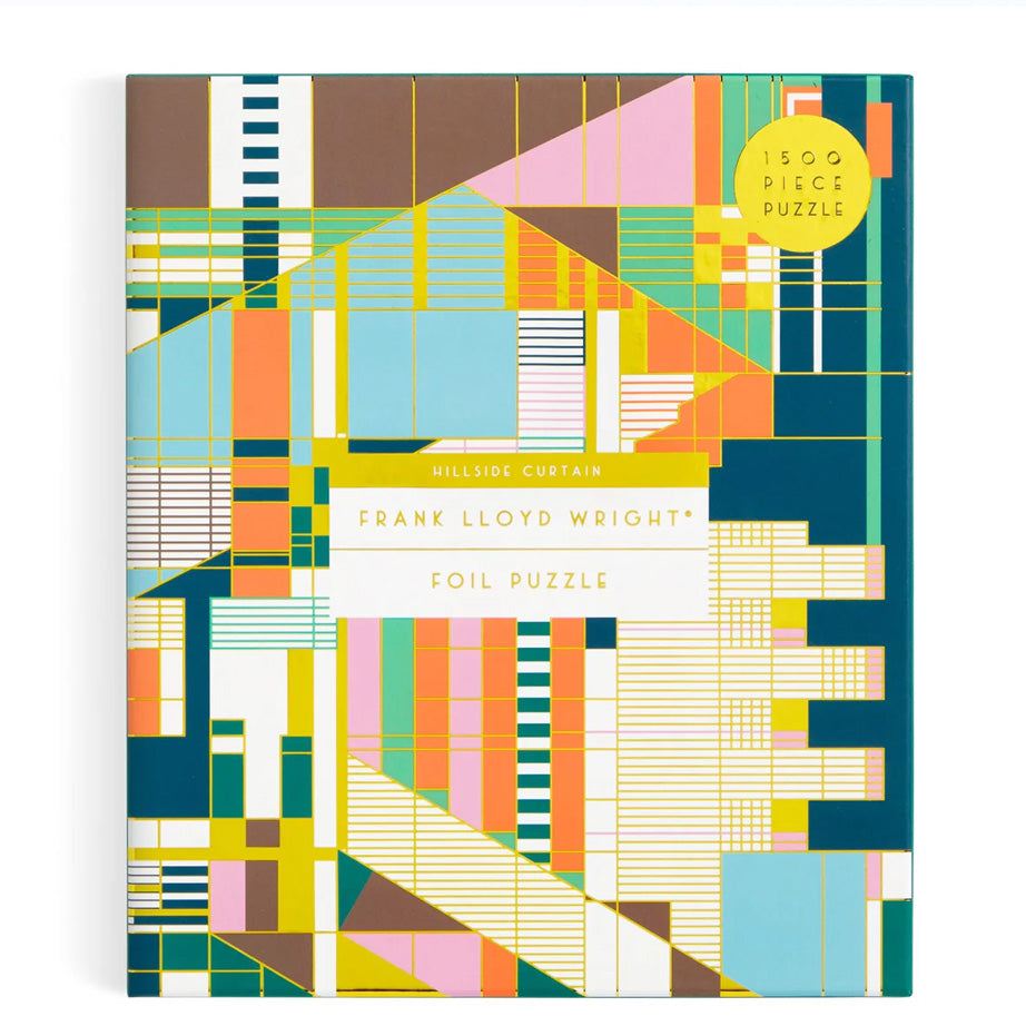 Frank Lloyd Wright Foil Puzzle | Hillside Curtain