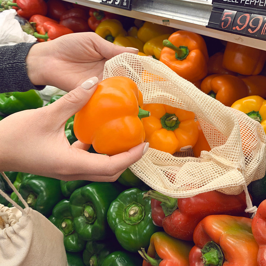 Cotton Mesh Produce Bags