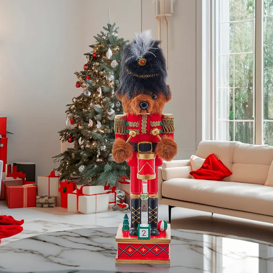 Wooden Teddy Bear Nutcracker