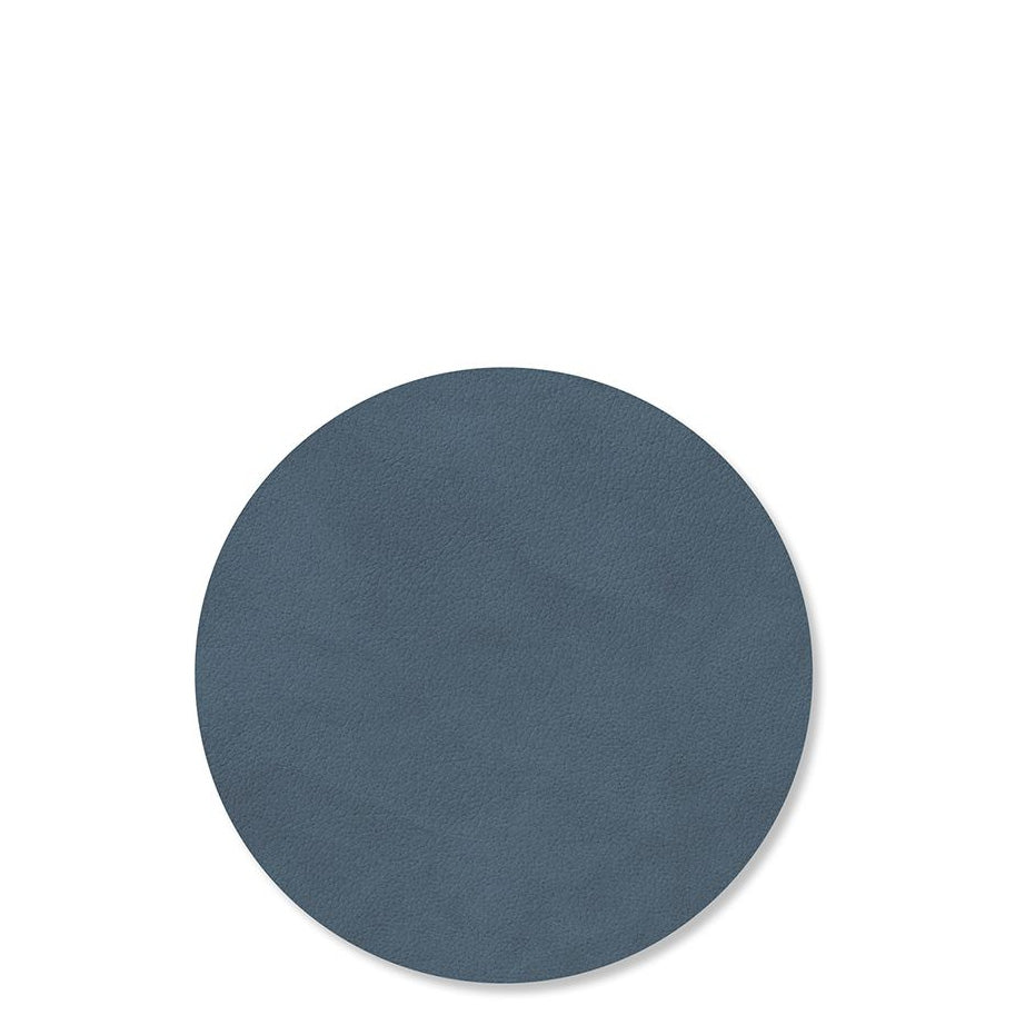Round Nupo Leather Glass Mats