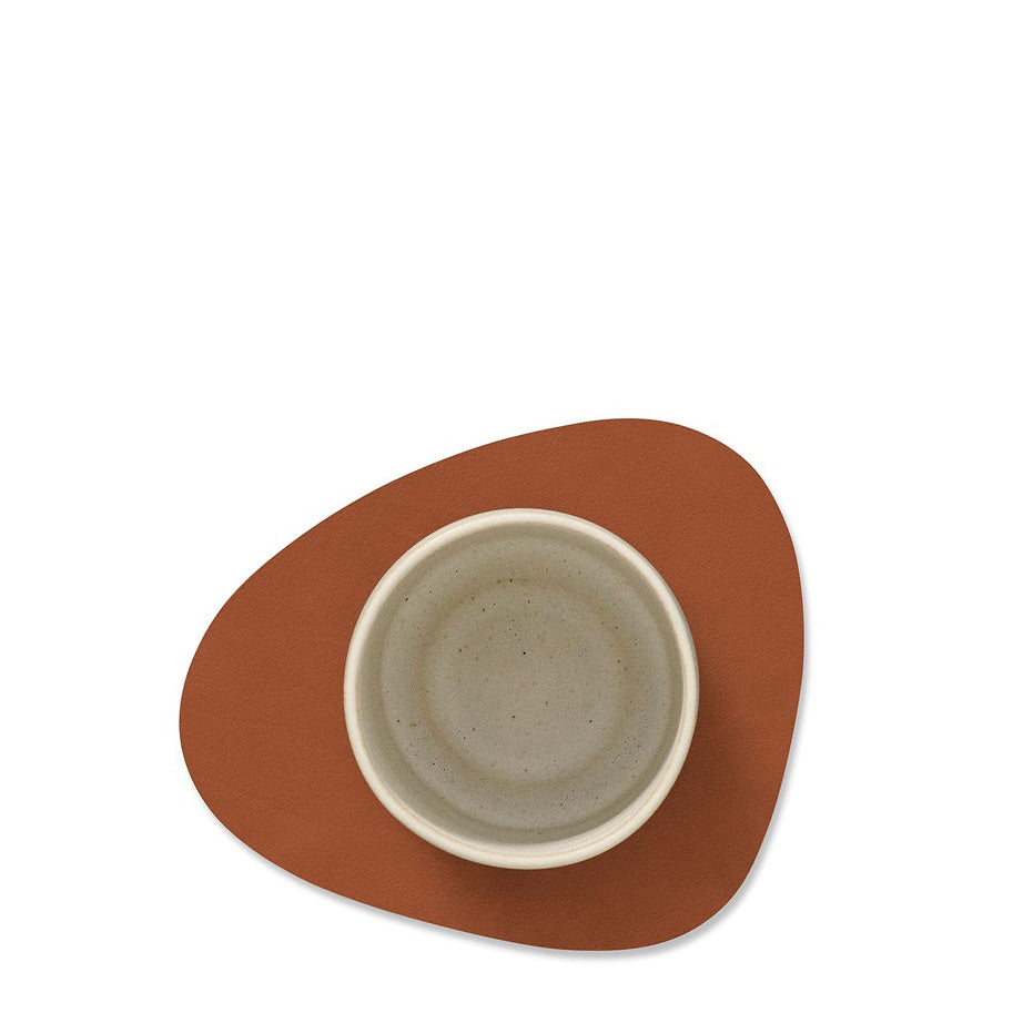Curve Nupo Leather Glass Mats