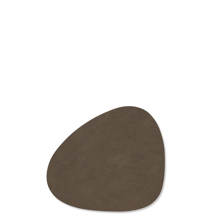 Curve Nupo Leather Table Mats | Earth Tones