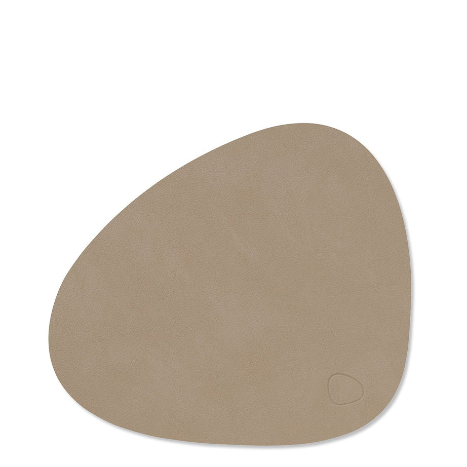 Curve Nupo Leather Table Mats | Earth Tones