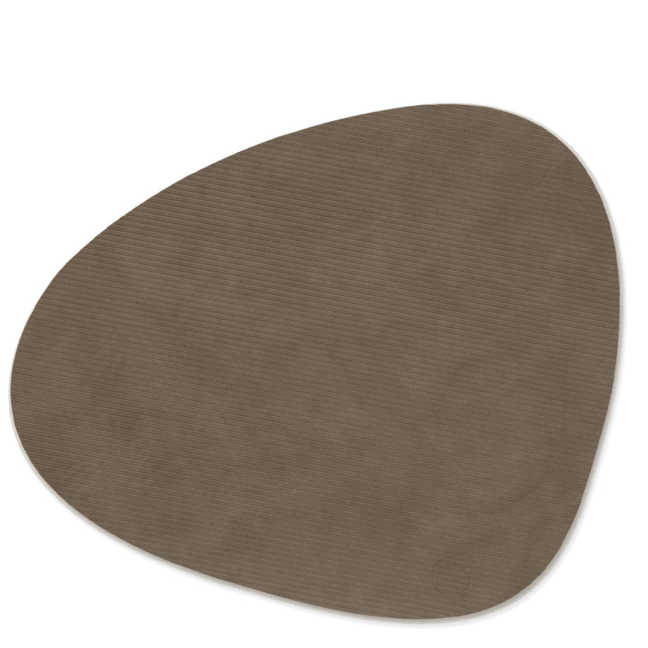 Curve Nupo Leather Corduroy Table Mats