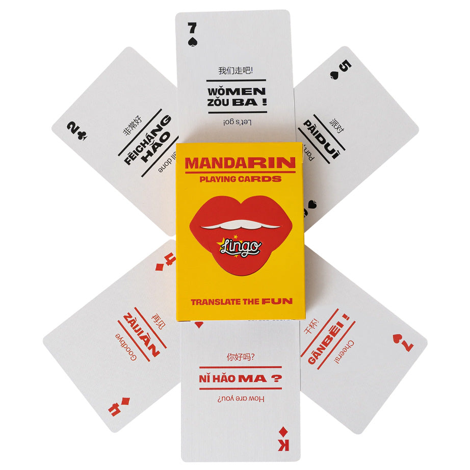 Lingo Language Playing Cards