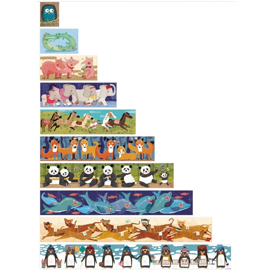 Londji 10 Penguins 10 Puzzles