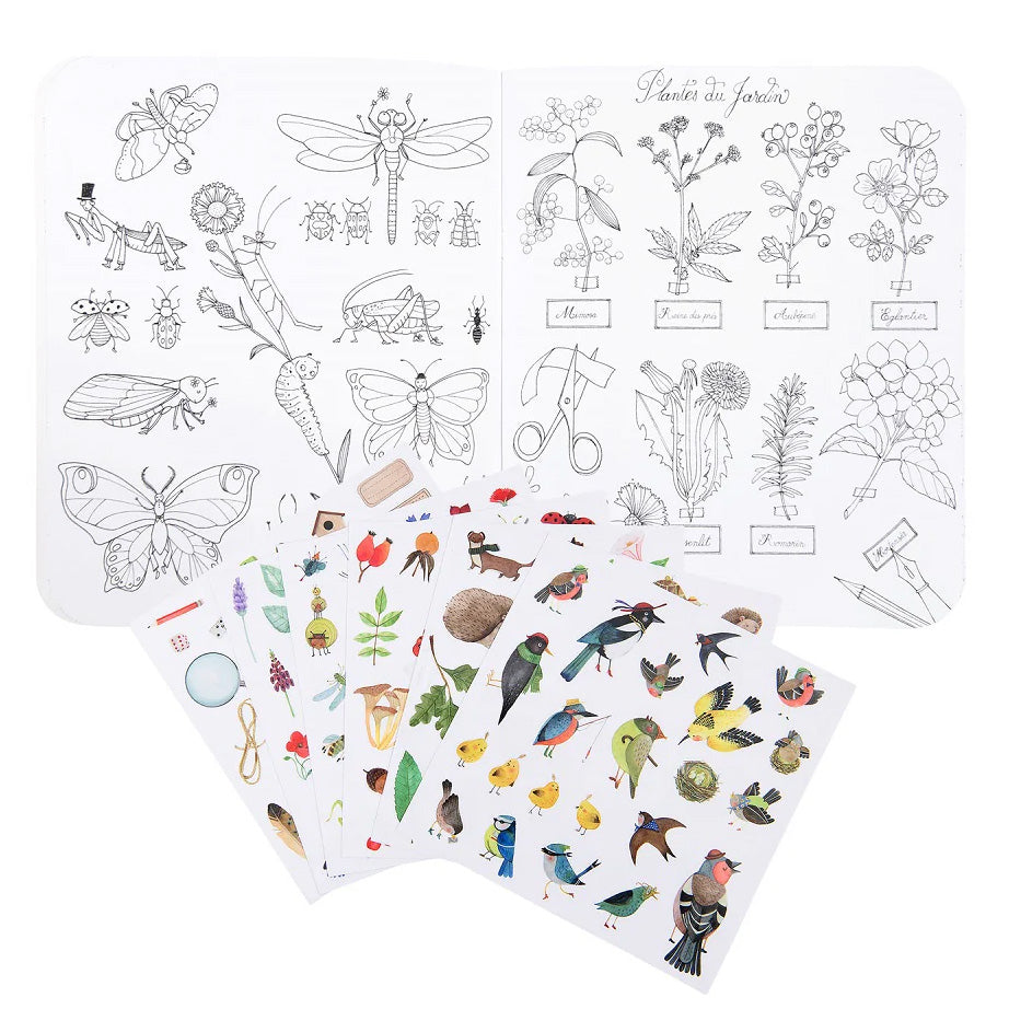 Le Botaniste Colouring Book & Stickers