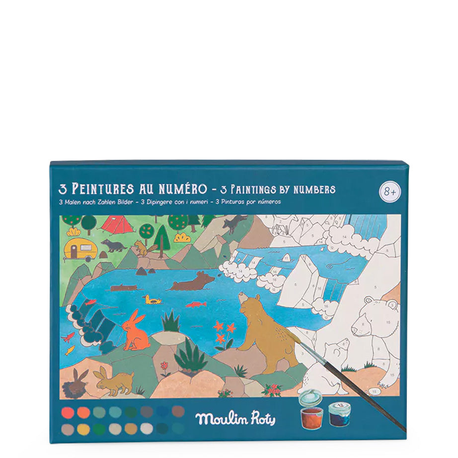 Moulin Roty Paint-by-Numbers Kits