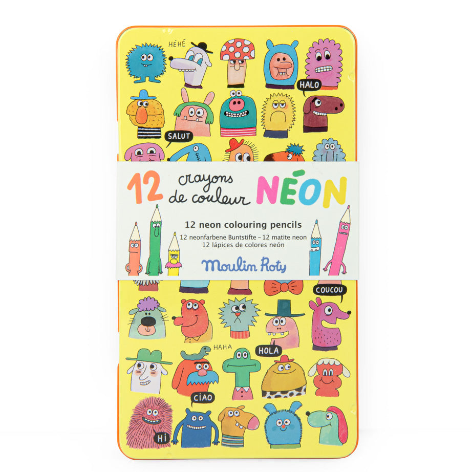 Les Schmouks Néon Colouring Pencils