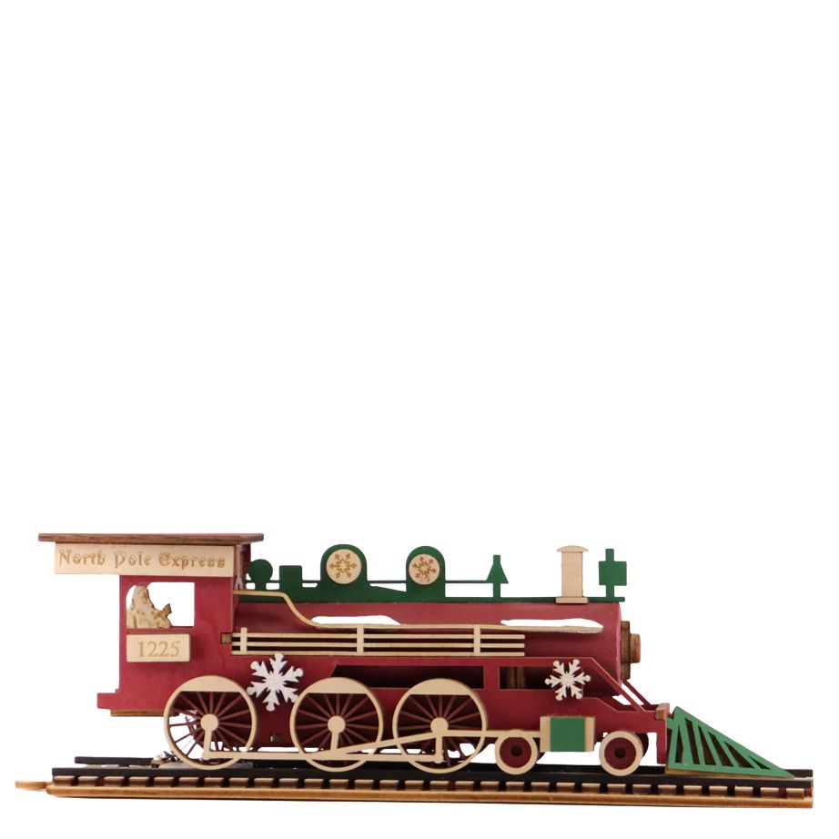 Santa's NP Express Engine Ornament