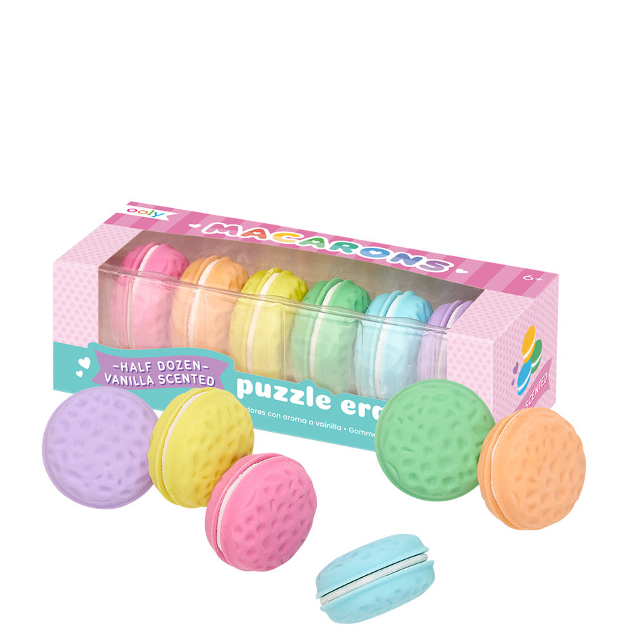 Macaron Vanilla Scented Erasers