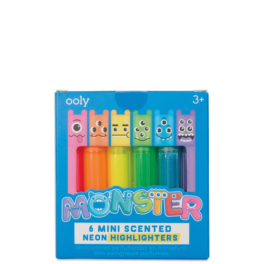 Monster Mini Scented Neon Highlighters