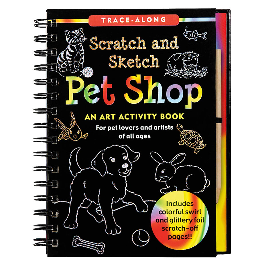 Scratch & Sketch Art Activity Books