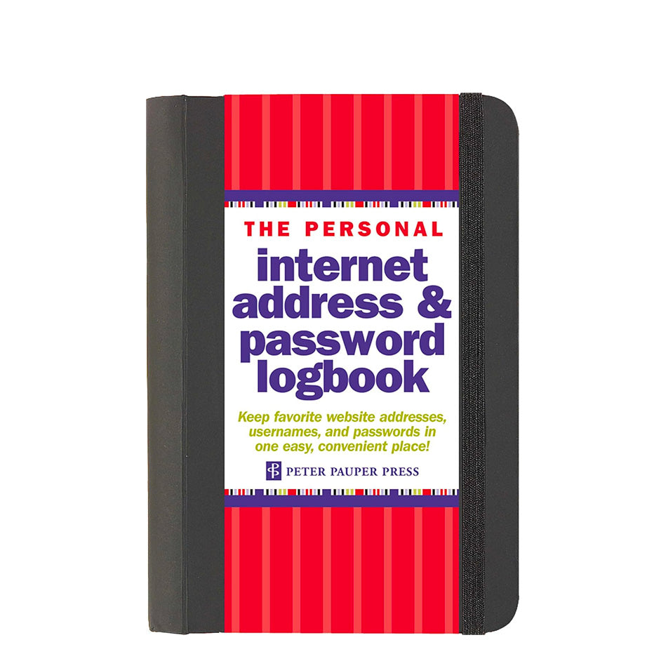 Internet Address & Password Logbook