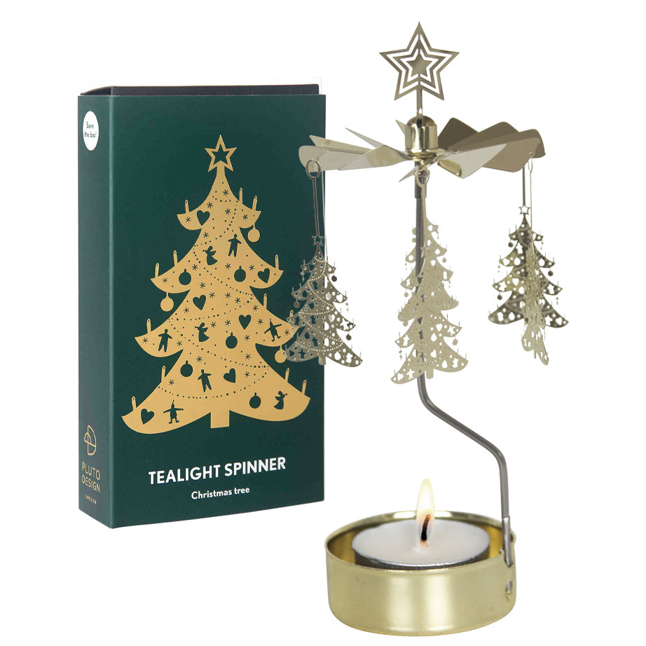 Pluto Design Holiday Tealight Spinners