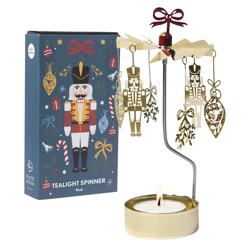 Pluto Design Holiday Tealight Spinners