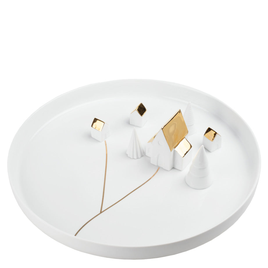 Little Village Serving Plate