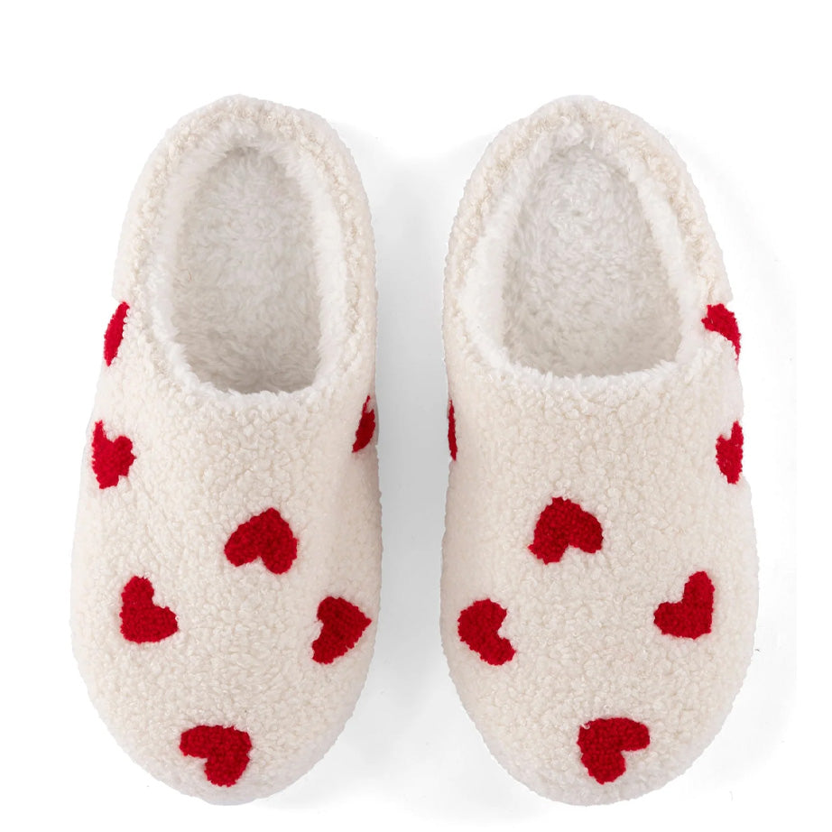 Kiss & Hearts Slippers