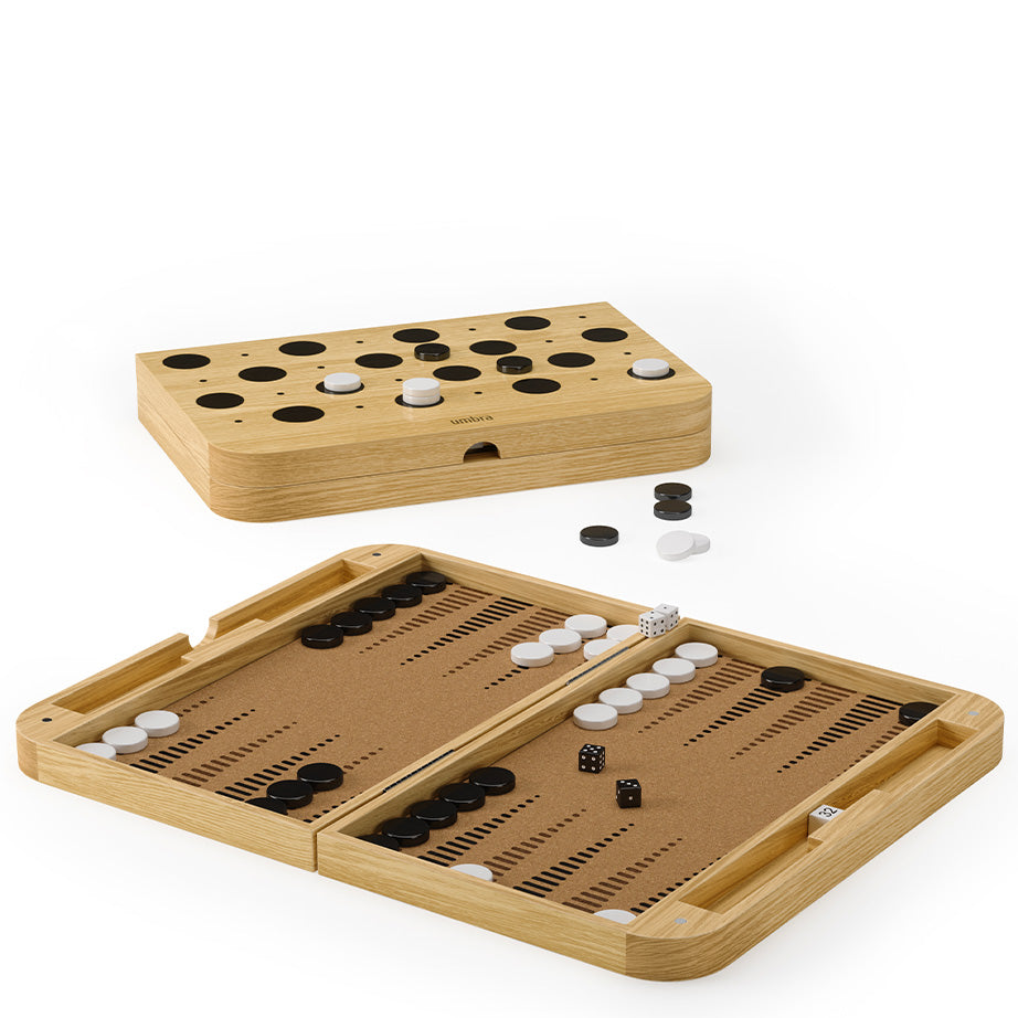 Blitz Backgammon & Checkers Set