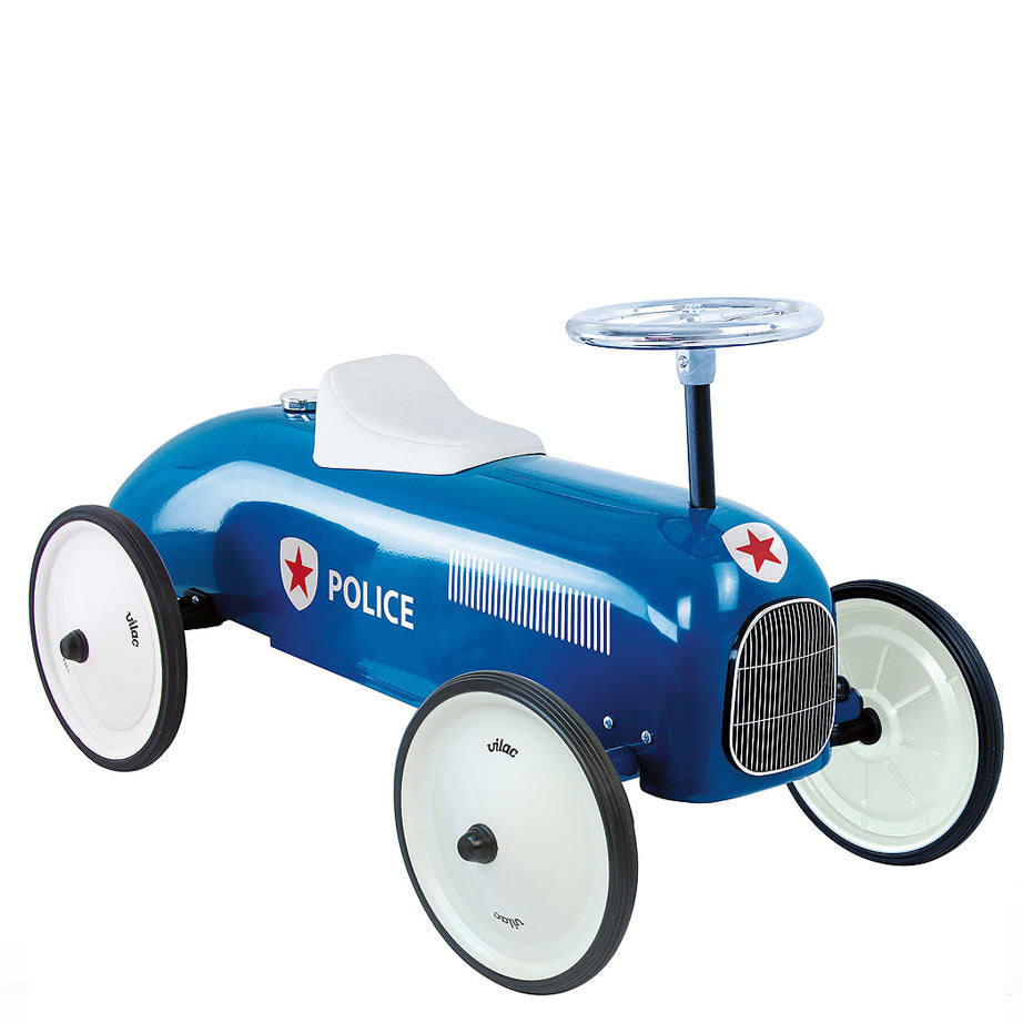 Vintage Ride-On Race Police Car