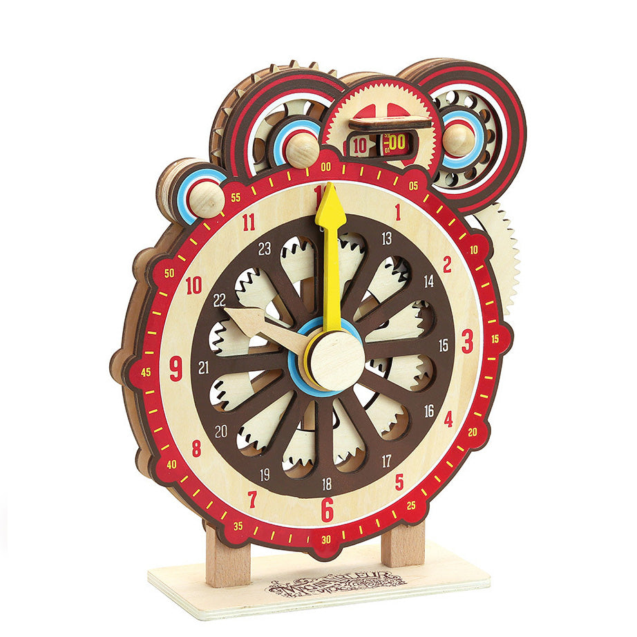 Machinalirleur Wooden Learning Clock