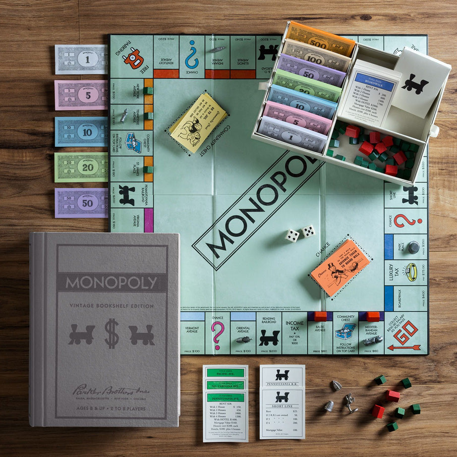 Vintage Bookshelf Games