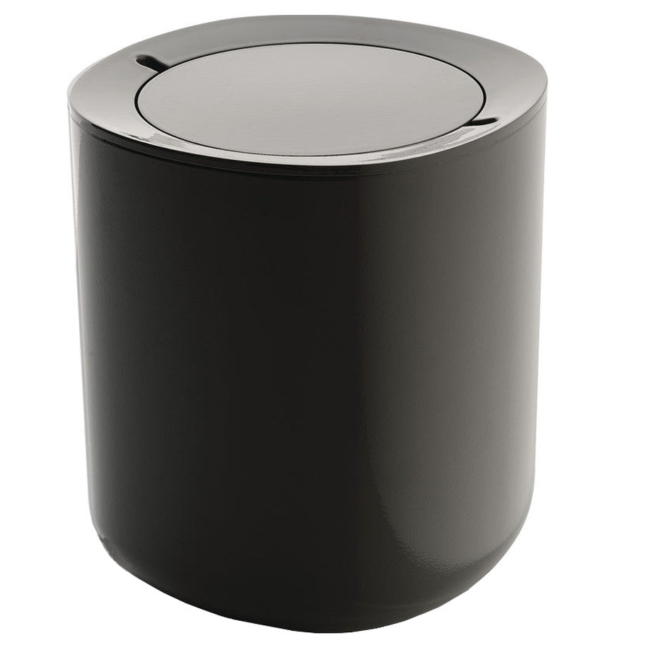 Alessi Birillo trash bin dark grey PL10 DG