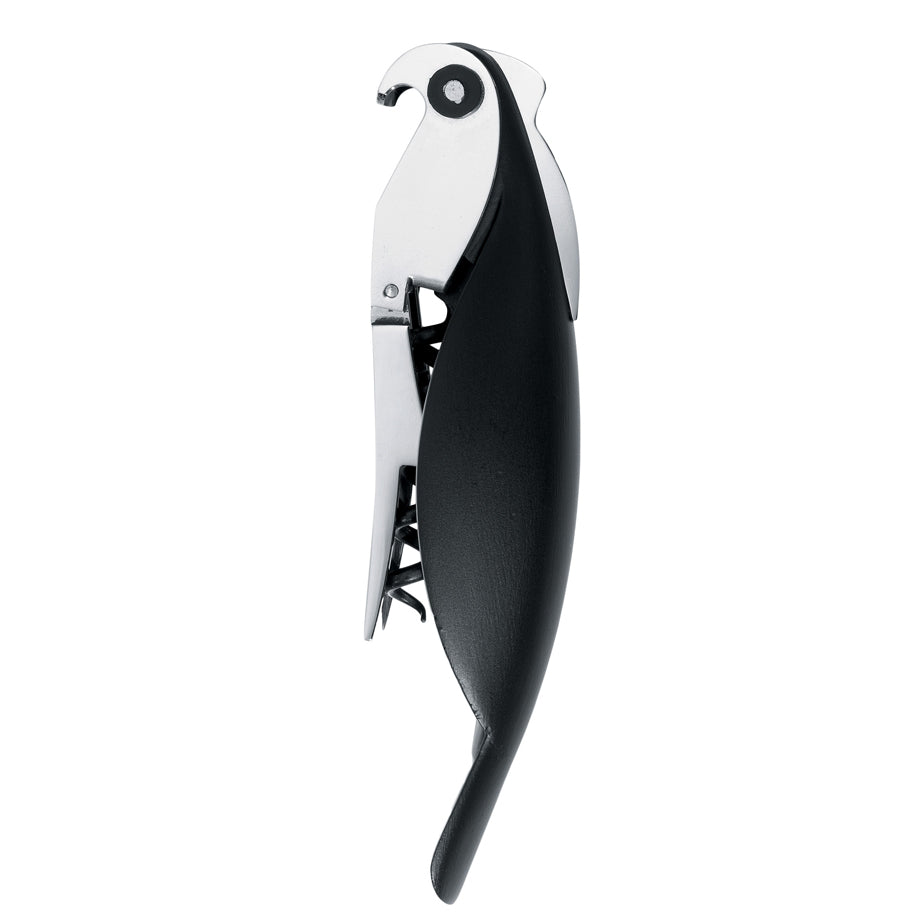 Alessi Parrot Sommelier Corkscrew Black AAM32 B
