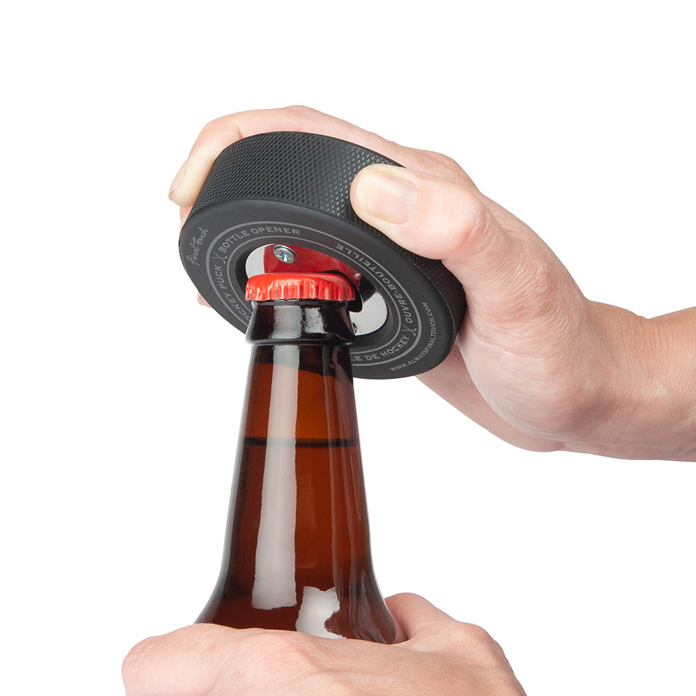 Hockey Puck Bottle Opener