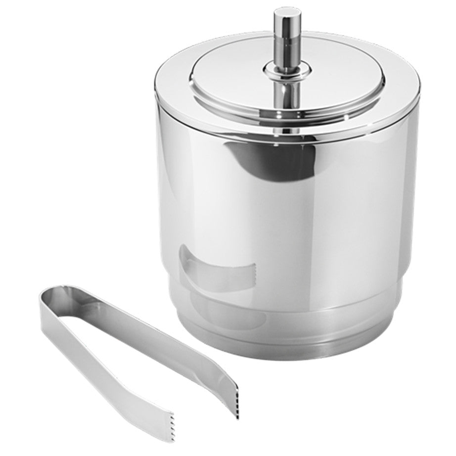 Georg Jensen Manhattan Collection Ice Bucket & Tongs 3586086