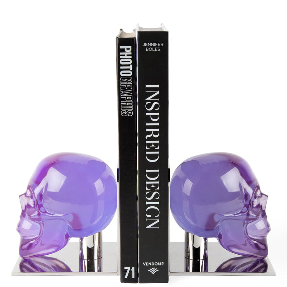 Skull Bookends