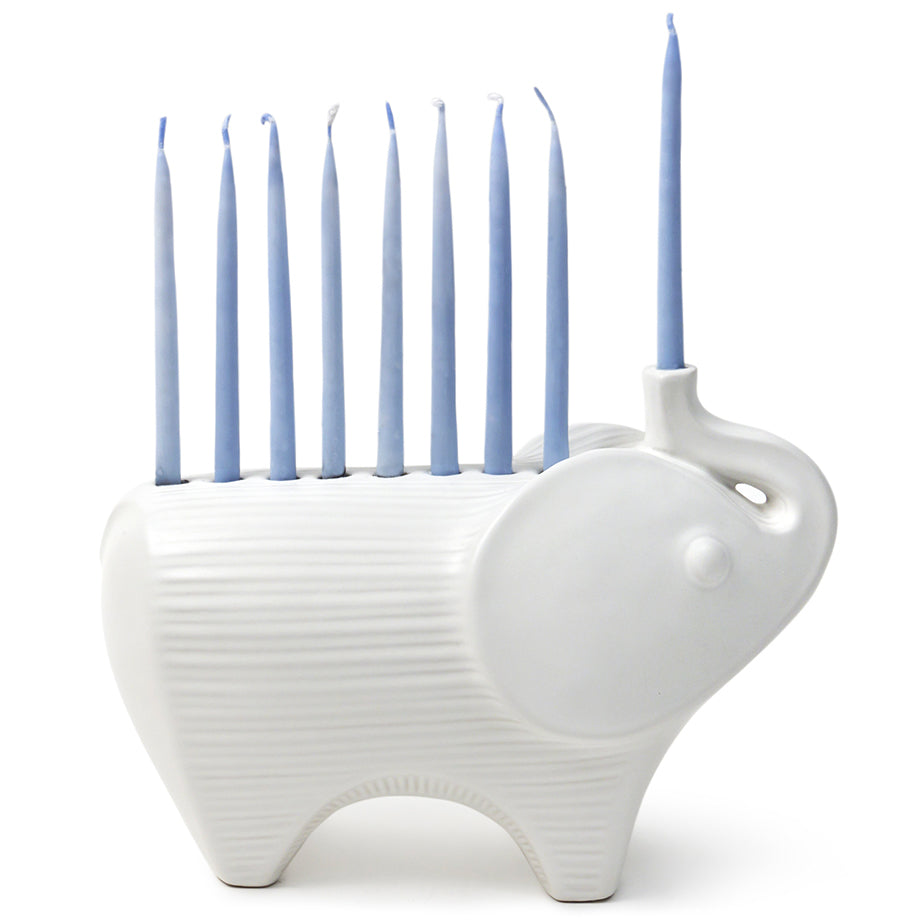 Jonathan Adler White Elephant Menorah 23160