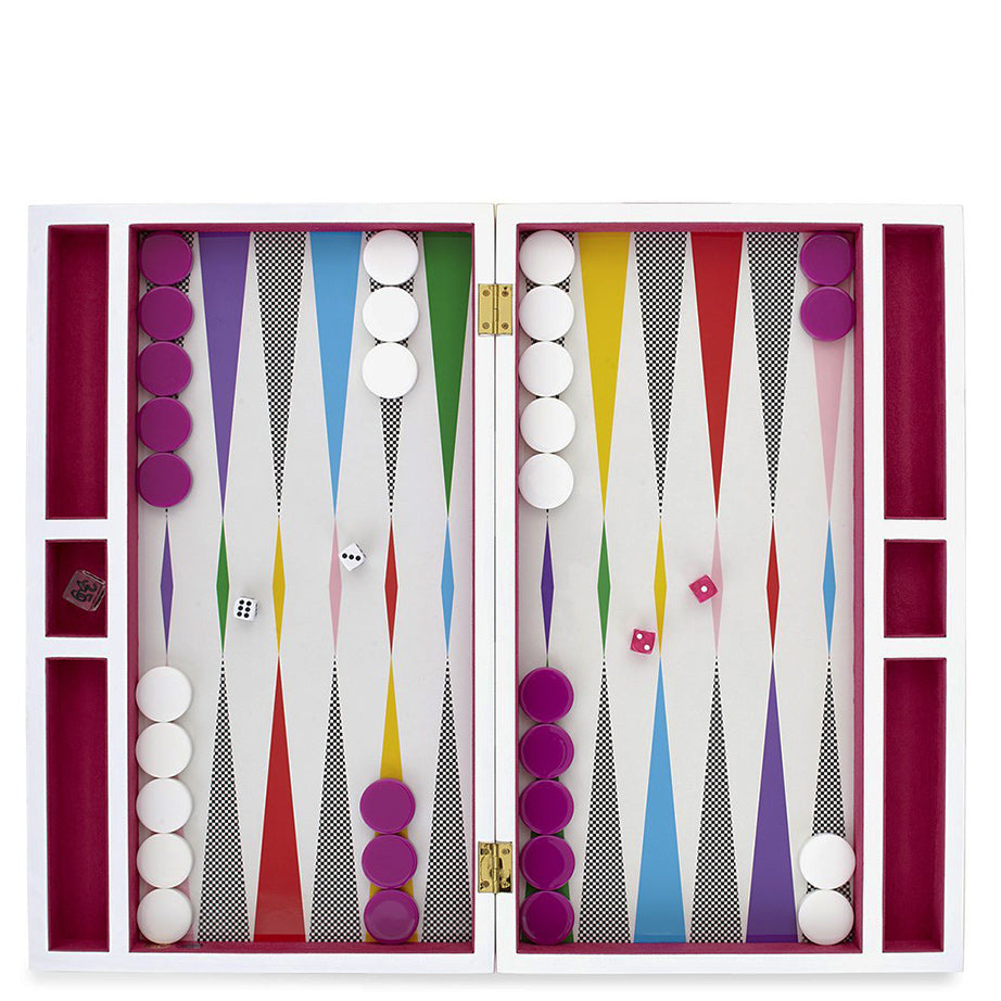 Checkerboard Backgammon Set