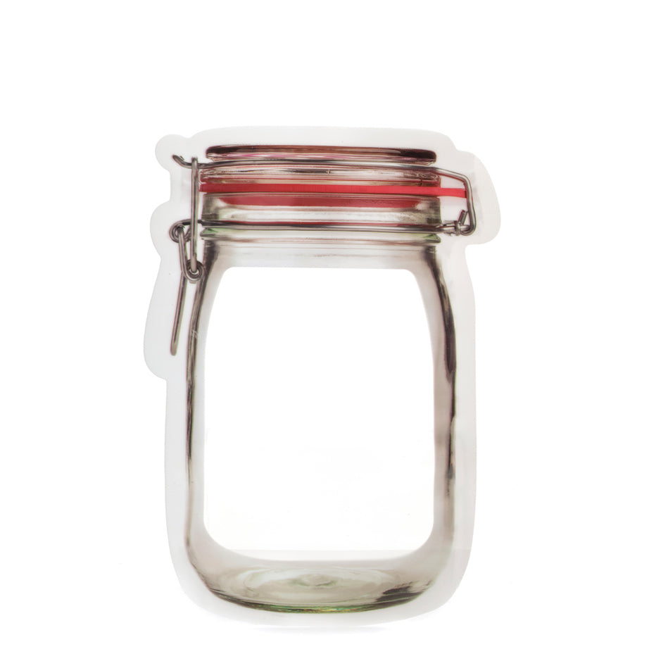 Kikkerland Mason Jar Zipper Bags Medium CU145-M