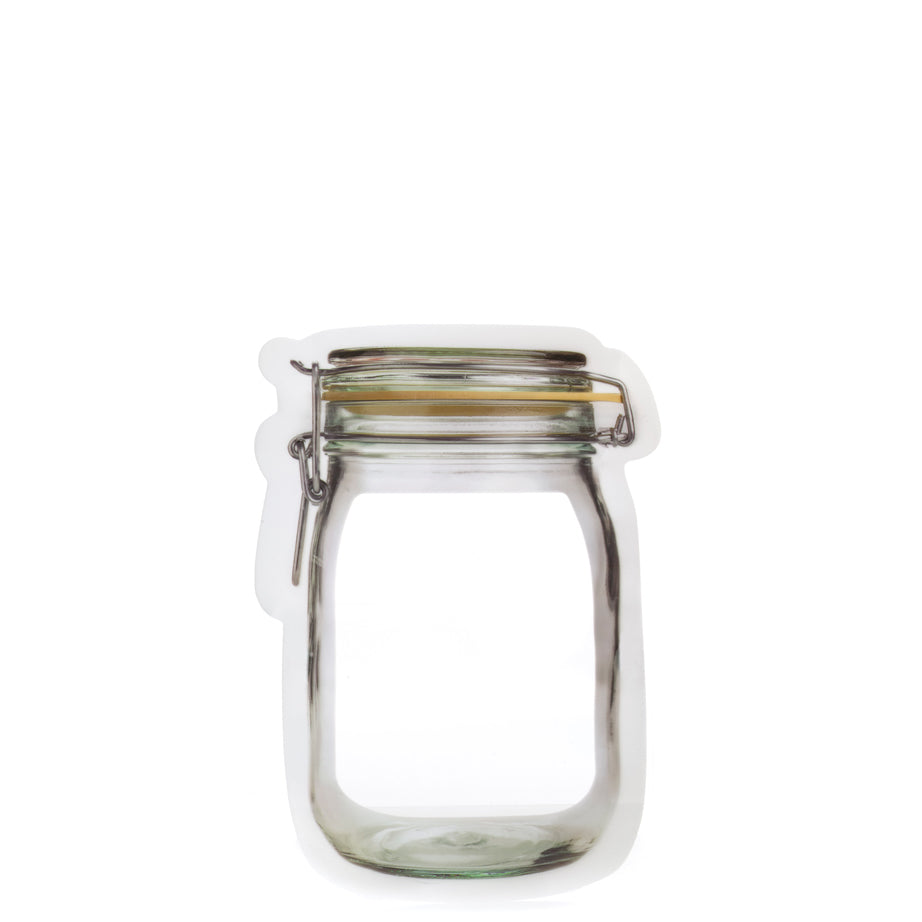 Kikkerland Mason Jar Zipper Bags Small CU145-S