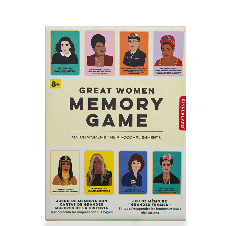 Great Women Memory Games