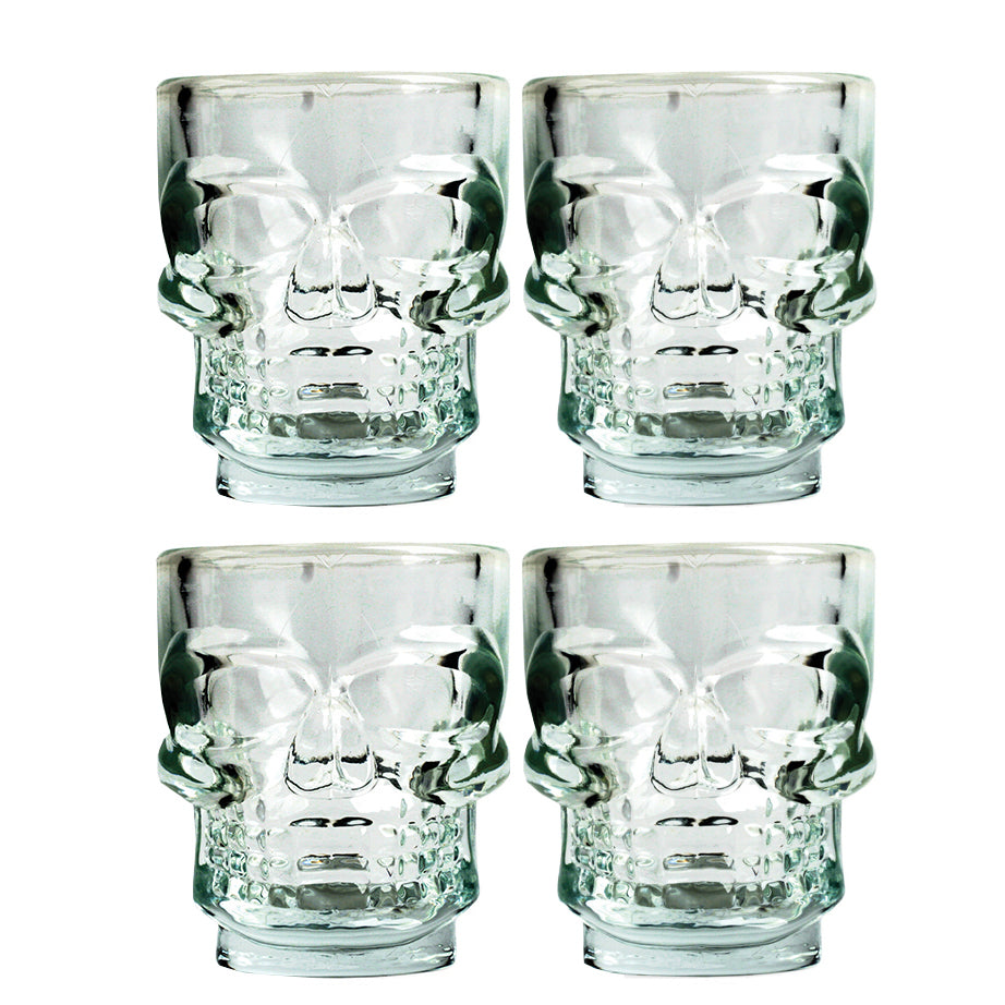 Kikkerland Skull Shot Glasses set of 4 GL06