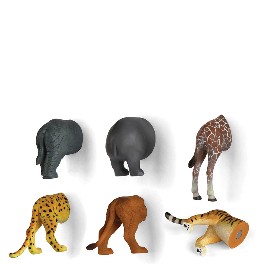Safari Animal Butt Magnets