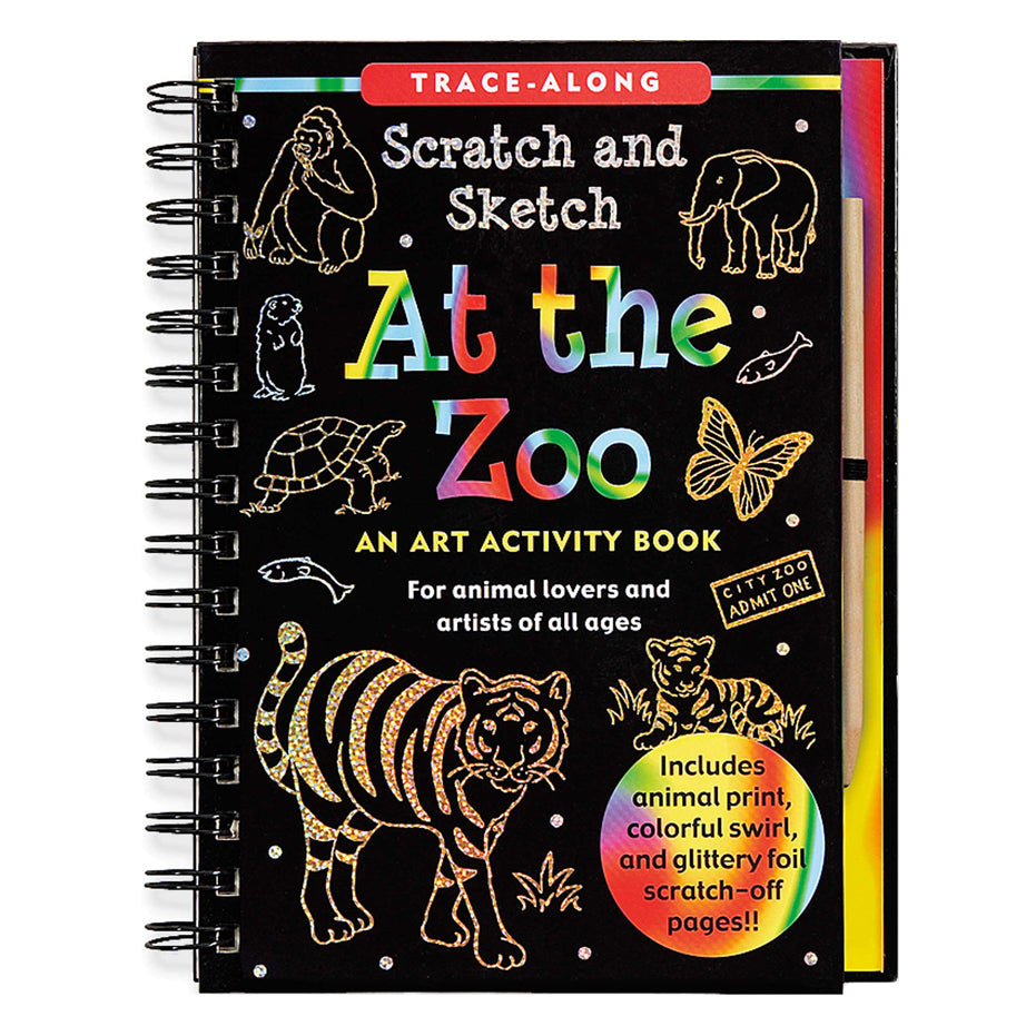 Scratch & Sketch Art Activity Books