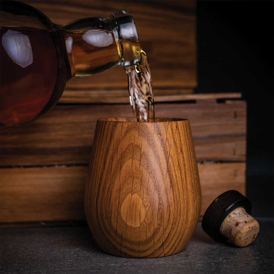 Oak Whiskey Tumbler