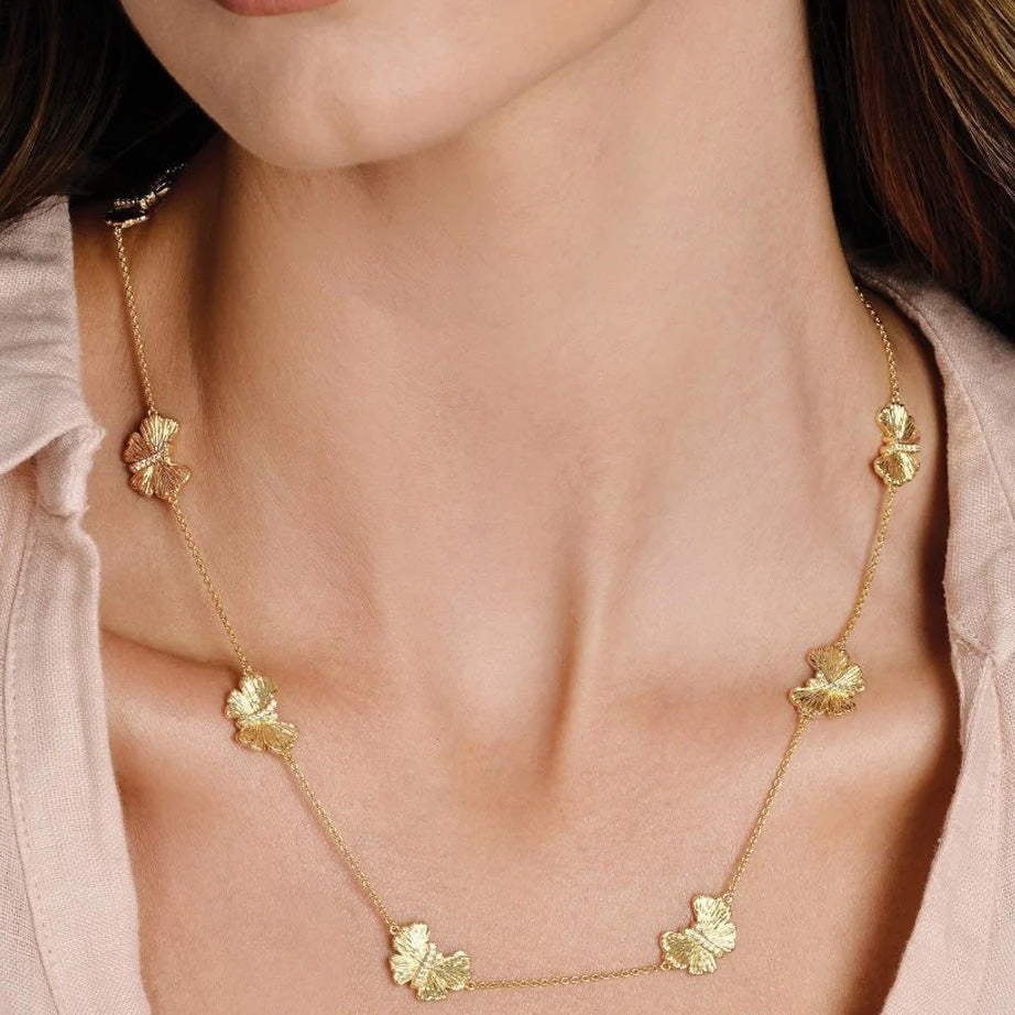 Butterfly Station Necklace